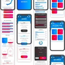 Application mobile Jack : Les différents écrans de navigation