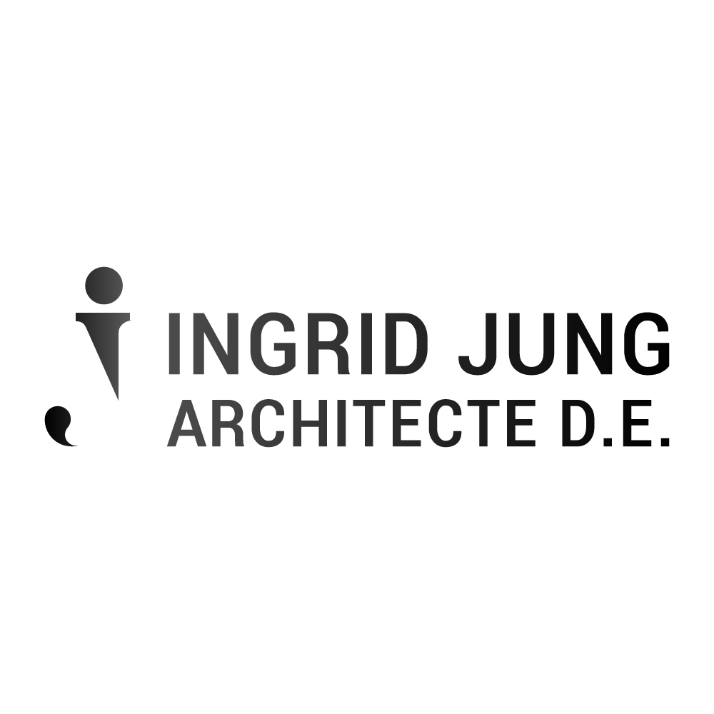 Logotype Ingrid Jung, Architecte HMONP